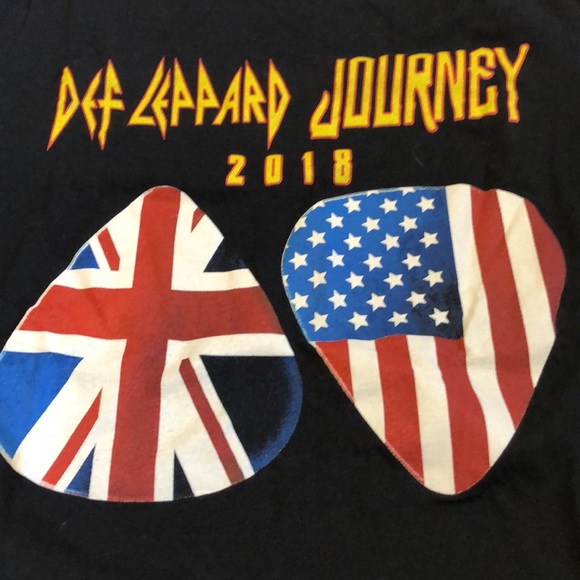 Def Leppard Journey 2018 Tour T-Shirt - Picture 3 of 7